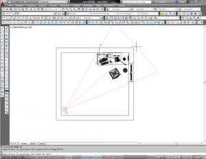 Render di interni con autocad 2012 : impostazione camera ed illuminazione