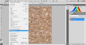 Come si crea un pattern di mattoni in photoshop?