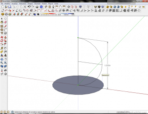Modellare una sfera con sketchup