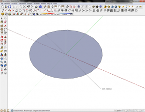 Modellare una sfera con sketchup