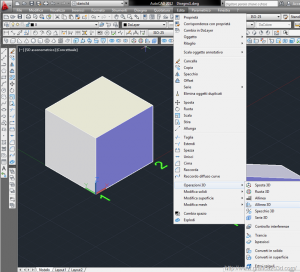 Autocad 3D : Comando Allinea 3d