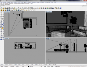 Rhinoceros vray inserire una telecamera ed una psycalcamera