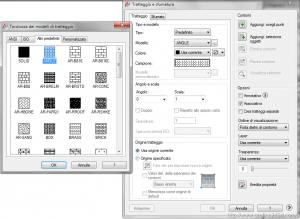 Come inserire un tratteggio nei muri di autocad