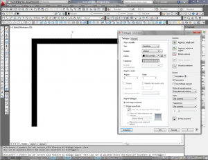 Come inserire un tratteggio nei muri di autocad