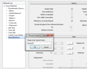 Sketchup e vray creare un materiale parquet