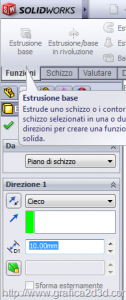 Tutorial solidworks : disegno ed estrusione di una piastra