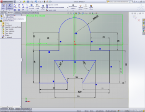 Tutorial solidworks : disegno ed estrusione di una piastra