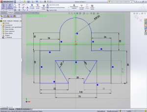 Tutorial solidworks : disegno ed estrusione di una piastra