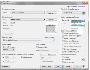 Autocad convertire una vista 3d in 2d con un file DXB