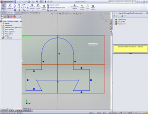 Tutorial solidworks : disegno ed estrusione di una piastra