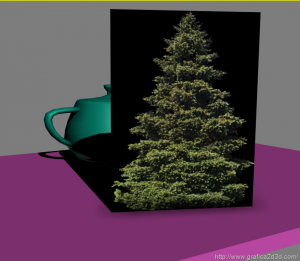 Inserire un albero scontornato in 3d studio max e vray