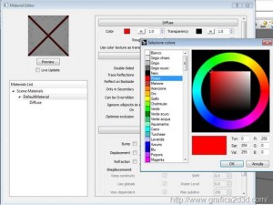 Vray per rhinoceros : material editor parte prima