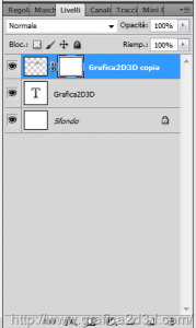 Creare un ombra sfumata testo con photoshop