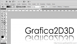Creare un ombra sfumata testo con photoshop