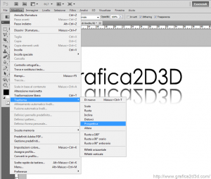 Creare un ombra sfumata testo con photoshop