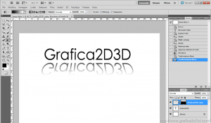 Creare un ombra sfumata testo con photoshop