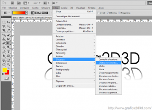 Creare un ombra sfumata testo con photoshop