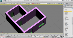 Modellare una casa con 3d studio max: pavimento, copertura, pensilina
