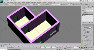 Modellare una casa con 3d studio max: pavimento, copertura, pensilina