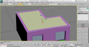 Modellare una casa con 3d studio max: pavimento, copertura, pensilina