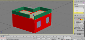 Modellare una casa con 3d studio max: pavimento, copertura, pensilina