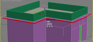 Modellare una casa con 3d studio max: pavimento, copertura, pensilina