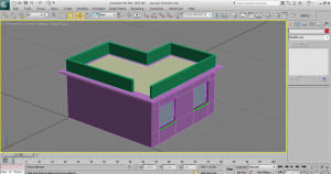 Modellare una casa con 3d studio max: pavimento, copertura, pensilina