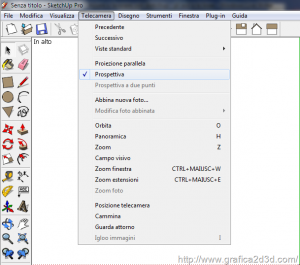 Tutorial sketchup 3 : gli assi e le linee