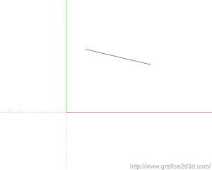 Tutorial sketchup 3 : gli assi e le linee