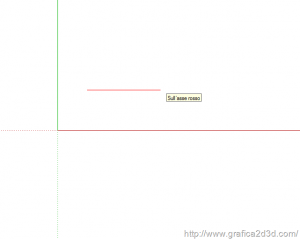 Tutorial sketchup 3 : gli assi e le linee
