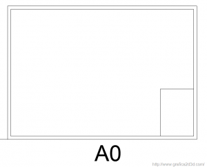 Formato dei fogli nel disegno tecnico con autocad