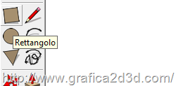 Tutorial sketchup 4 : lo strumento rettangolo , cancellare , selezionare e il salvataggio di file