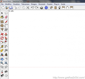 Tutorial sketchup 1: unità di misura ed interfaccia