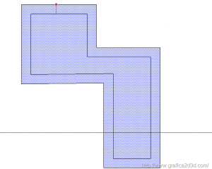 tutorial sketchup 7 :  i comandi offset, muovi, copia e multicopia, ruota