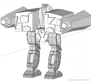 Sketchup robot 03