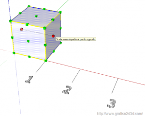 Tutorial sketchup 10 : il comando scala