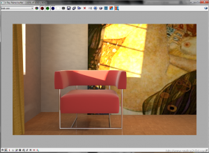 Prova per scena interno vray 3d studio