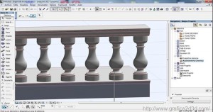 Archicad 15 . Creare una balaustra classico con lo strumento shell