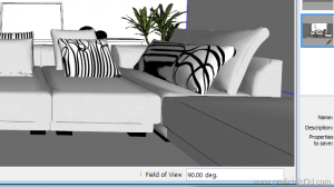 Sketchup correggere il campo visivo