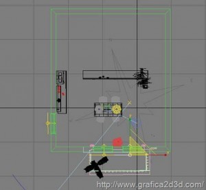 Cucina render 3d studio e vray