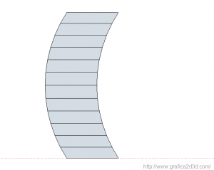 Balaustra curva con sketchup