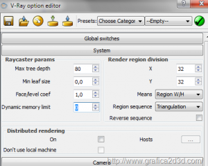 Alleggerire un render con vray e sketchup
