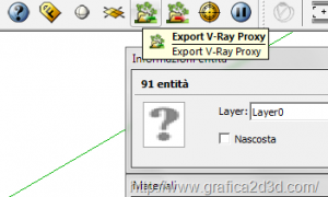 Alleggerire un render con vray e sketchup