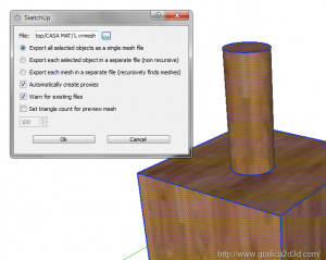 Alleggerire un render con vray e sketchup