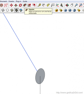 Balaustra curva con sketchup