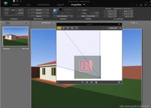 Rendering artlantis 5 : illuminazione esterno settaggio heliodon
