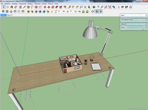 Sketchup e vray : mini appartamento wip1
