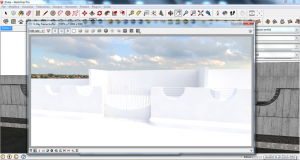 Exterior render vray sketchup with hdri