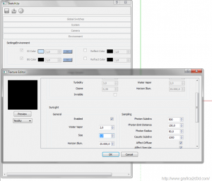 Vray ammorbidire ombre sole
