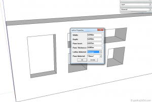 Plugin lattice maker sketchup per finestre